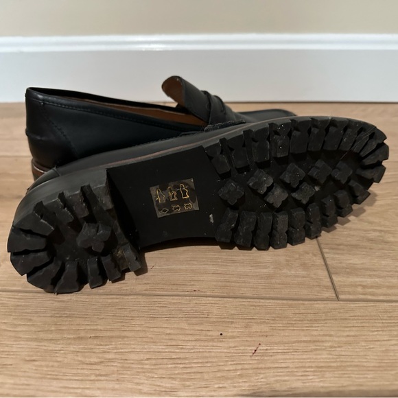 Black Leather Loafers - Picture 9 of 9